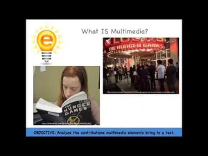 Compare Multimedia to Text activity