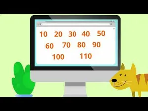 Count by 100s, 10s, and 5s activity