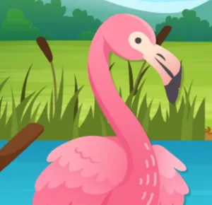 Flamingo Number Run 3 Digits activity