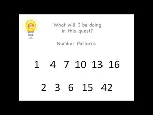 Generating Number Patterns with Two Rules activity