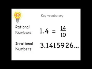 Identify Irrational Numbers activity
