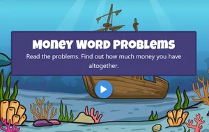 Money Word Problems 2nd Grade activity