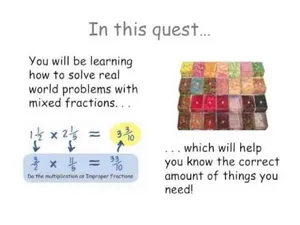 Multiplying Mixed Fractions activity