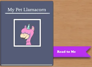 My Pet Llamacorn activity