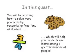 Numbers and Operations: Fractions Division activity