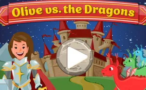 Olive Vs. The Dragons Grade 2 Vowels activity