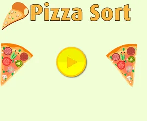 Pizza Sort activity