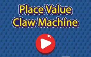 Place Value Claw Machine activity