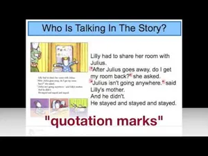 Who is Talking in a Story activity