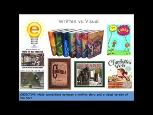 Written vs. Visual Versions of a Story activity