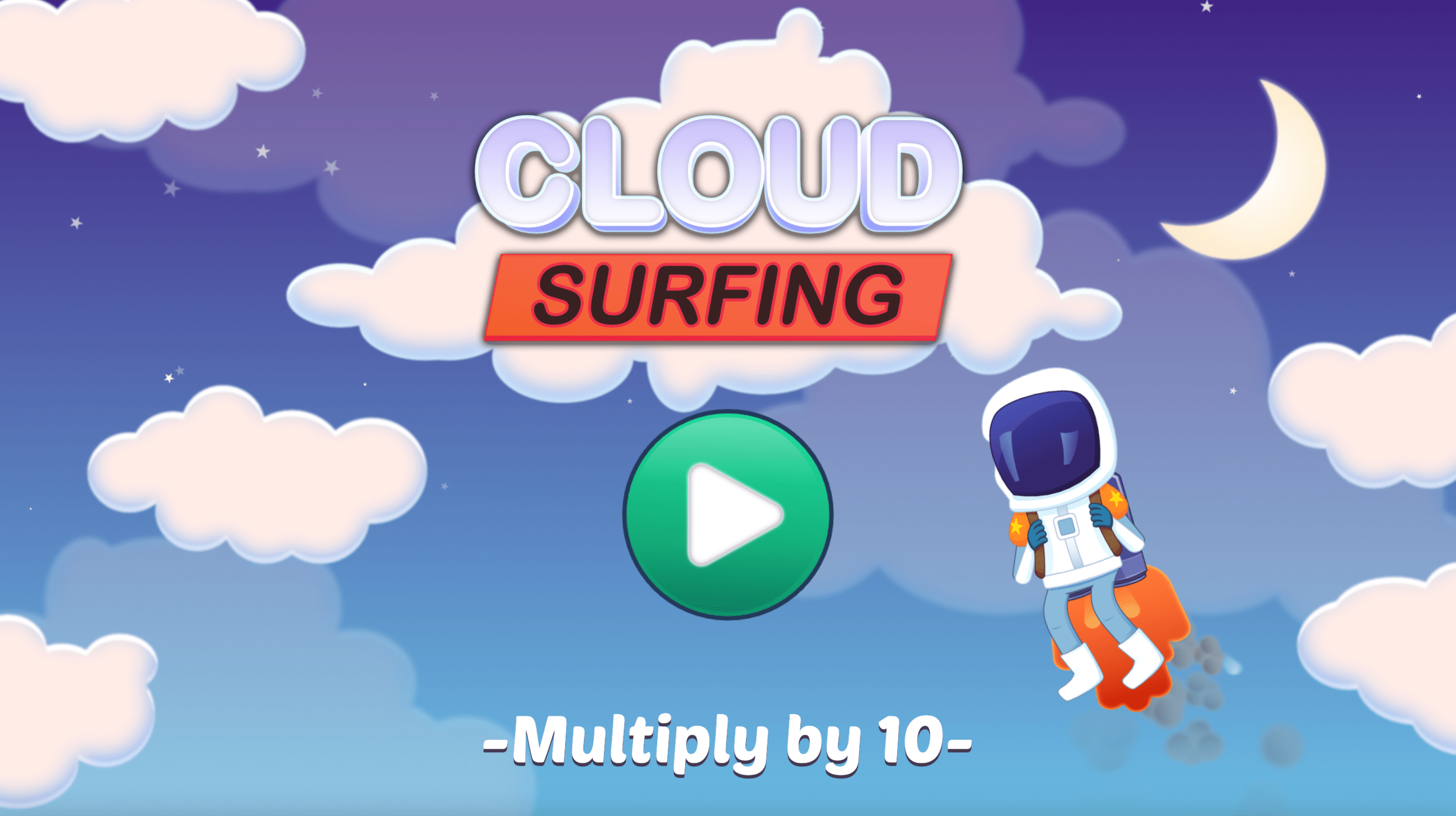 Cloud Surfing Multiply by 10 game