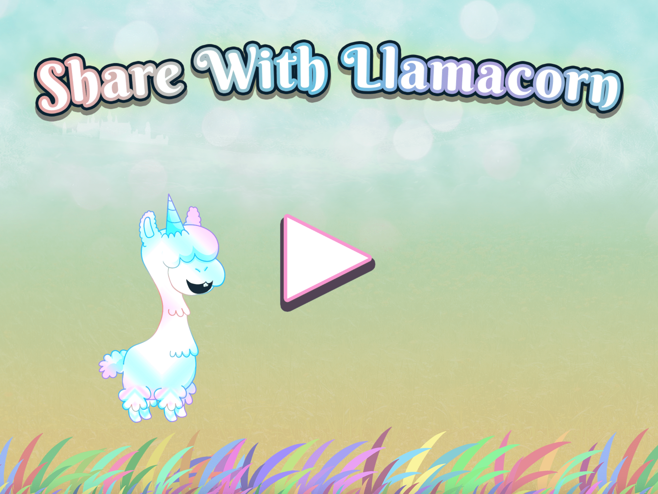 Share with Llamacorn game