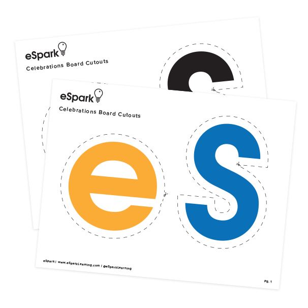 eSpark Logo Bulletin Board Cutout