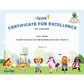 eSpark Teacher Certificate