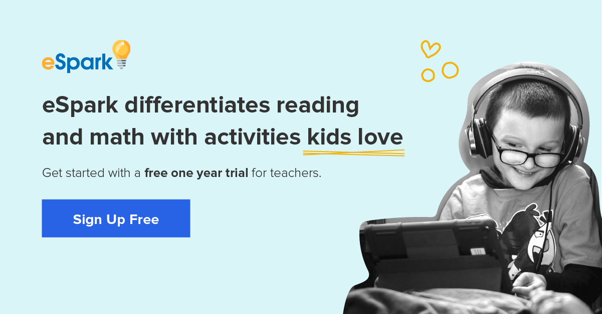 eSpark Learning | Differentiated Reading & Math Activities
