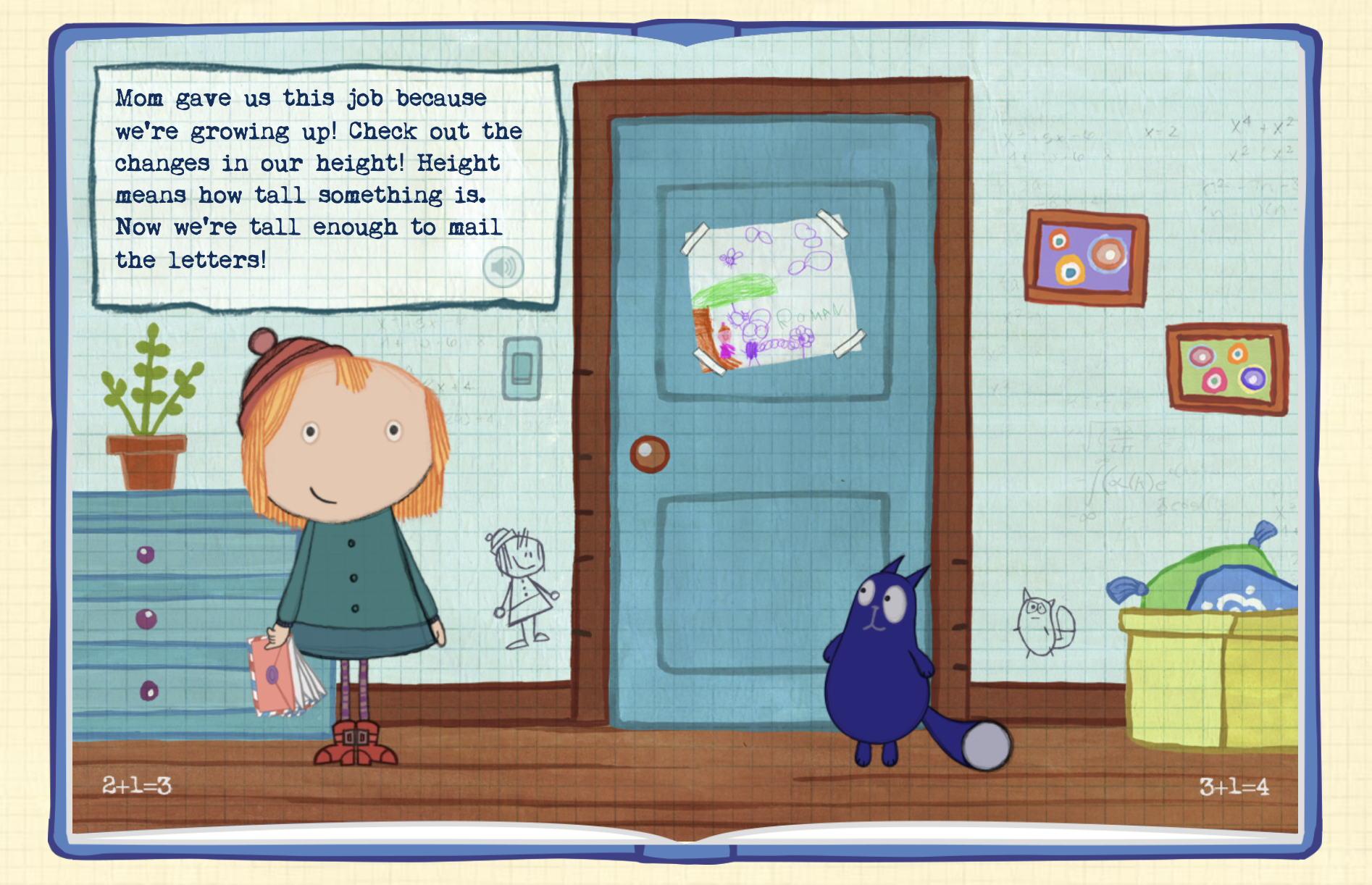 Peg and Cat story about size
