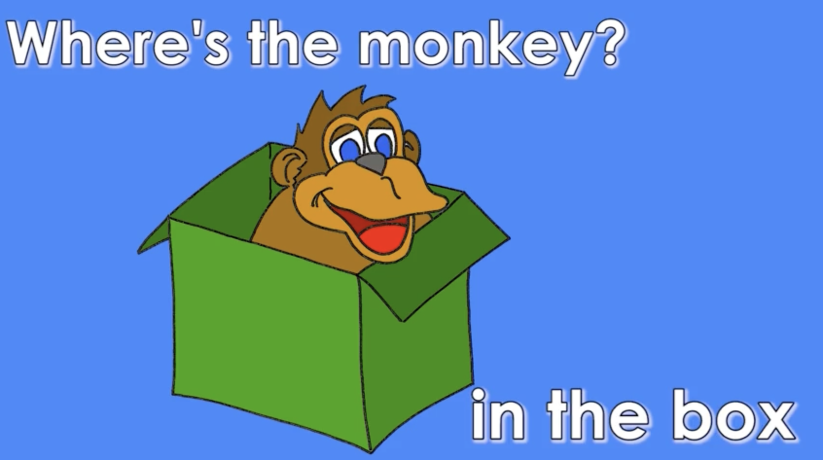 Where's the monkey? In the box