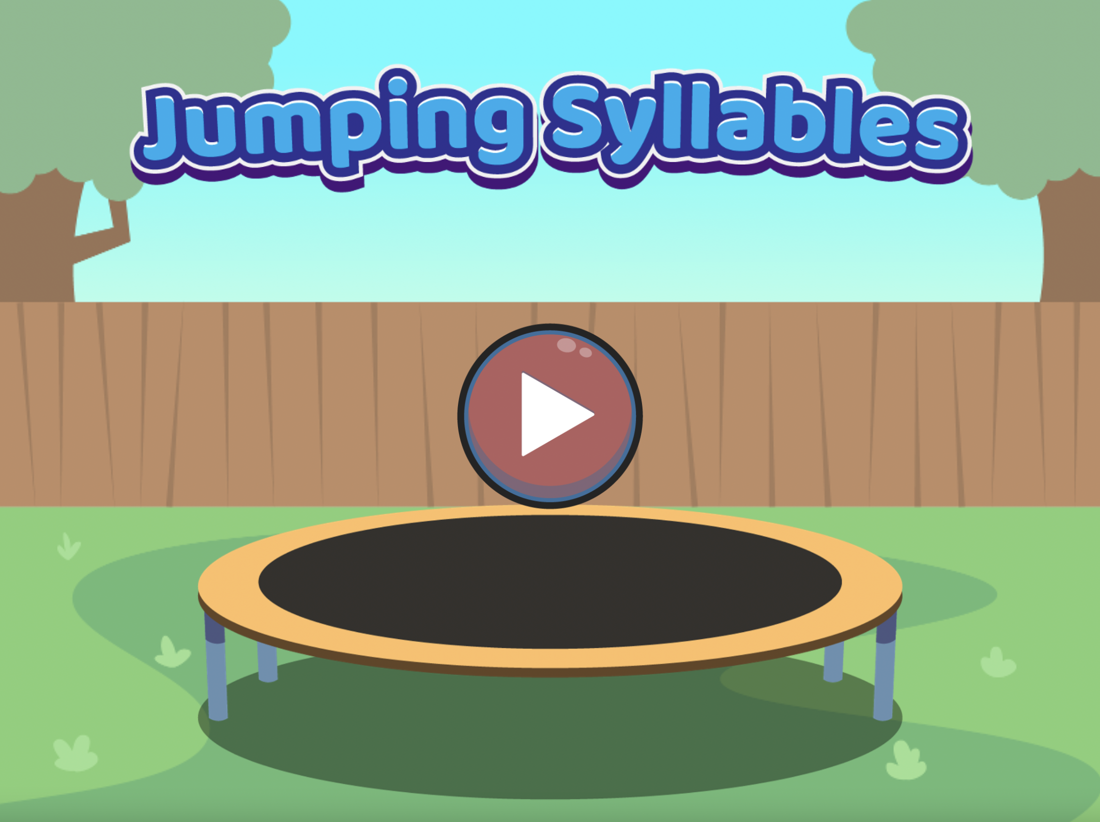 Jumping Syllables game