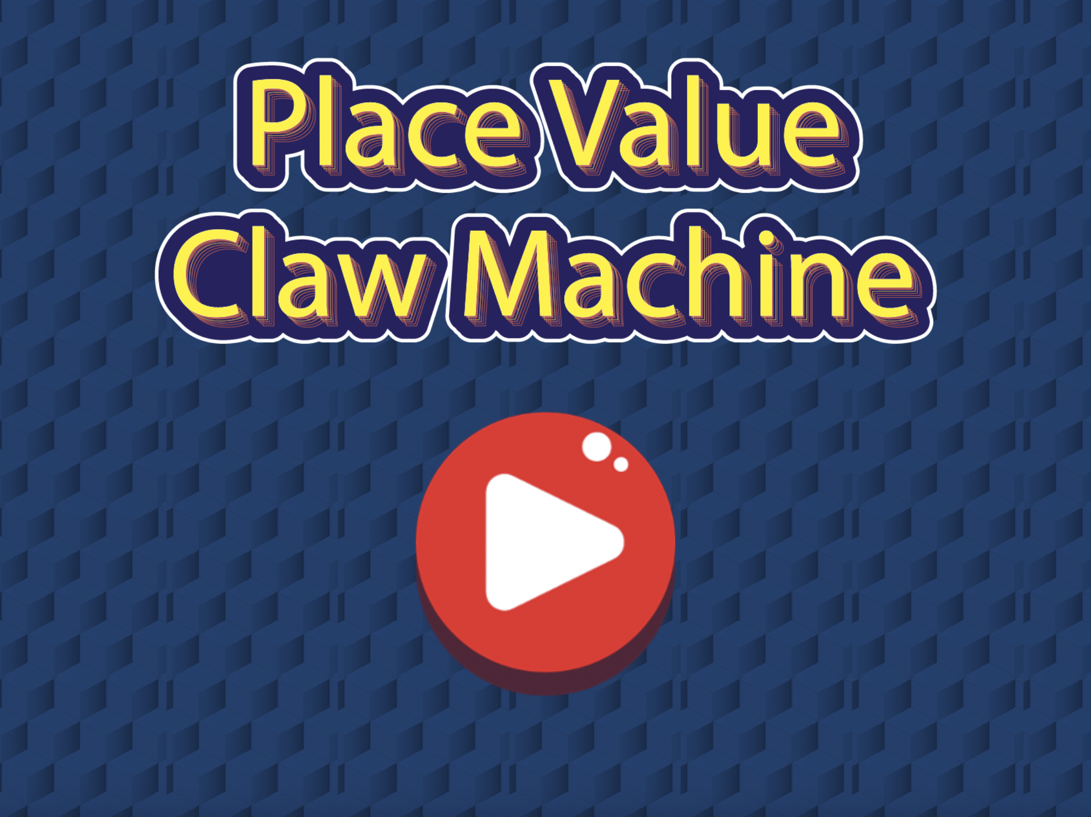 Place Value Claw Machine game