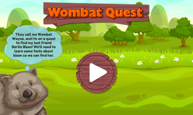 2.RI.1 Wombat Quest Game