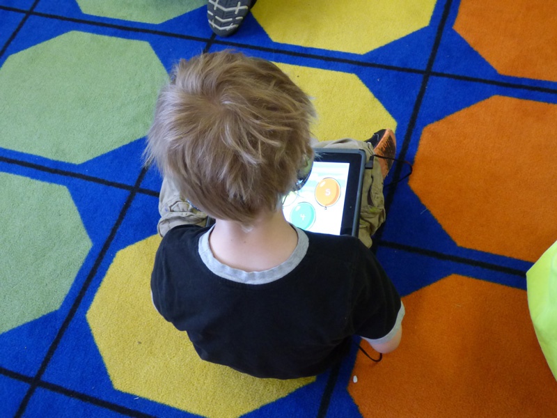 early education iPads in action