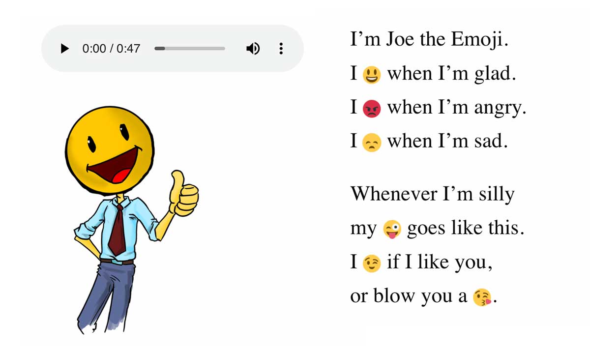 Emoji Joe poem