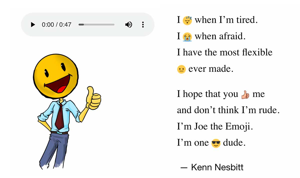Emoji Joe poem