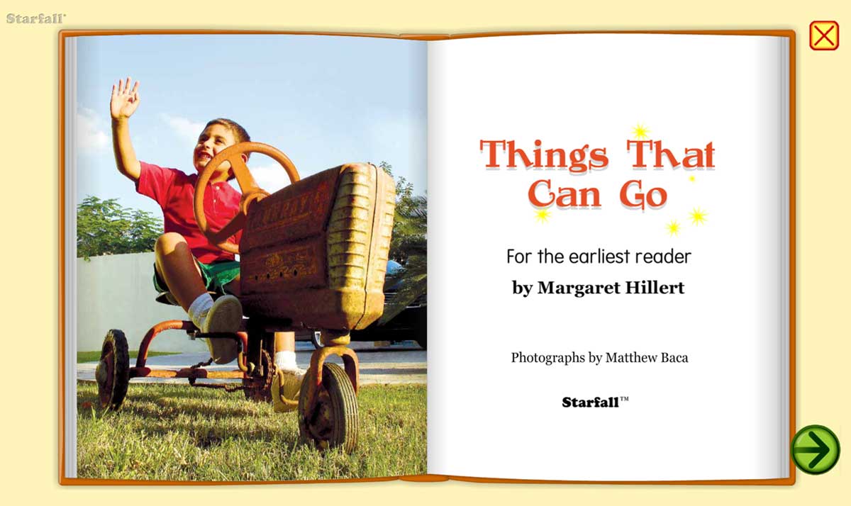 Things That Can Go book cover with boy riding bike
